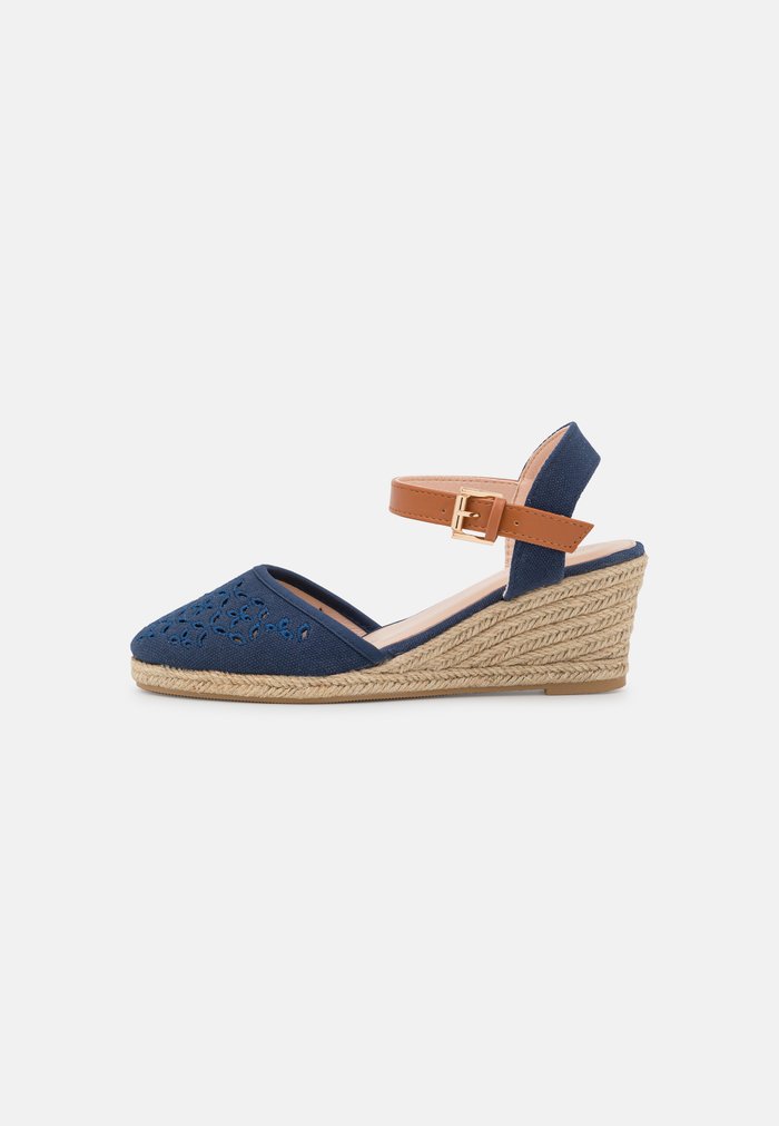 Compensées Anna Field Wedge Boucle Bleu Foncé Femme | KQZ-5155337